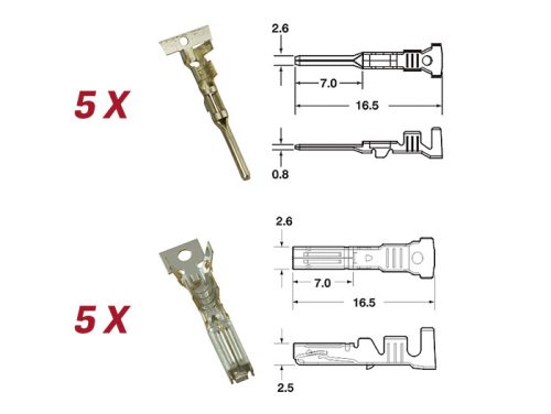 Csatlakozó készlet kábelköteghez BGM PRO típusú sorozat 060 AM SpecialSeal, 0,85-1,25mm˛, vízálló 4 dugaszoló érintkező.