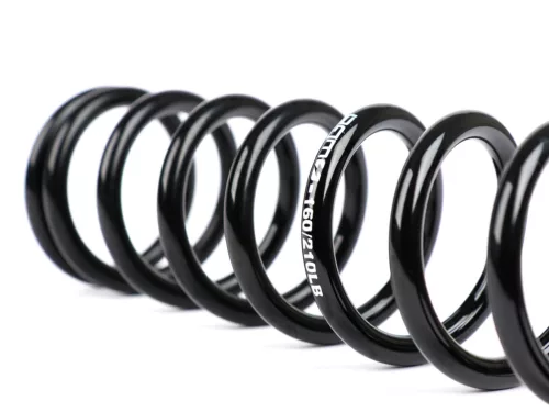 Hátsó lengéscsillapító rugó BGM PRO R12 V2 fekete kiadás, 300-310mm Lambretta LI, LIS, SX, TV, DL, GP fekete
