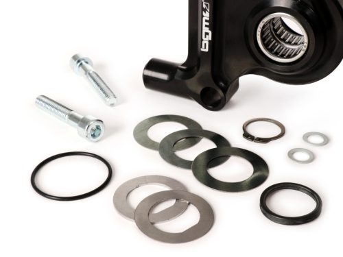 Féknyeregtartó elöl BGM PRO CNC Touring, Radial, fékdob típus LML LML, Stella, Star fekete