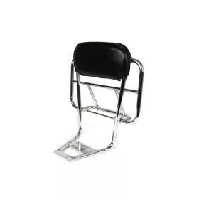   Csomagtartó háttámlával, háttámlapárnával Moto Nostra V2 Vespa PX80, PX125, PX150, PX200 krómozott