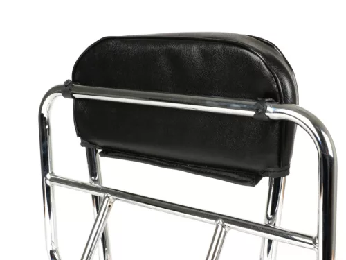 Csomagtartó háttámlával, háttámlapárnával Moto Nostra V2 Vespa PX80, PX125, PX150, PX200 krómozott