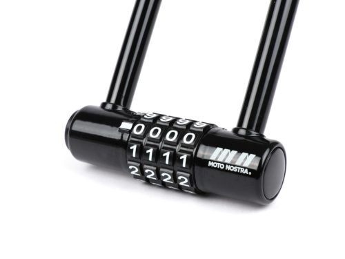 Piaggio Ciao, Bravo, Si, Si, Boxer U-lock Crypto-4 80mm x 300mm fekete MotoNostra