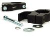 Lengéscsillapító rögzítő felső BGM PRO Clip on Aluminium CNC Lambretta LI, LIS, SX, TV, DL, GP fekete