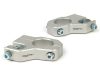 Lengéscsillapító rögzítő felső része BGM PRO Clip on Aluminium CNC Lambretta LI, LIS, SX, TV, DL, GP ezüst