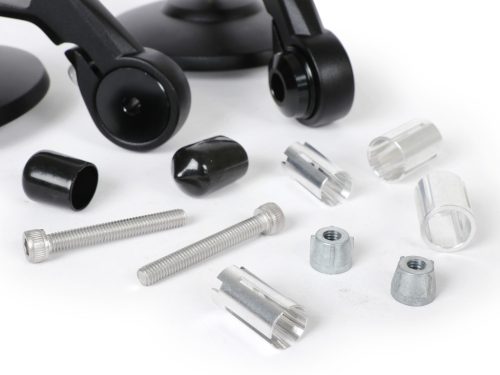 Tükörkészlet Moto Nostra 1400 kormányvégek alumínium Ř=95mm matt fekete eloxált E jelölés