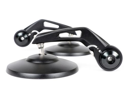 Tükörkészlet Moto Nostra 1400 kormányvégek alumínium Ř=95mm matt fekete eloxált E jelölés