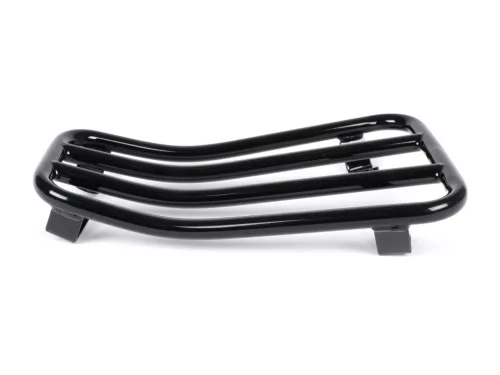 Moto Nostra Vespa Primavera 50-150cc, Sprint 50-150cc, fényes fekete színű csomagtartó áttétes Moto Nostra Vespa Primavera 50-150cc, Sprint 50-150cc