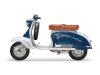 Ülés BGM PRO Pegasus pajzzsal és szegecsekkel Lambretta LI, LI S, SX, TV, DL, GP világosbarna