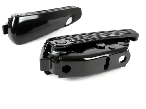 Lábtartó készlet Moto Nostra Vespa GT, GTL, GTS 125-300, GTV fényes fekete/fényes fekete