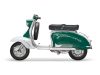 Ülés BGM PRO Pegasus pajzzsal és szegecselt Lambretta LI, LI S, SX, TV, DL, GP fekete