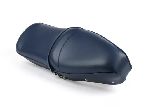 Ülés BGM PRO Pegasus pajzzsal és szegecsekkel Lambretta LI, LI S, SX, TV, DL, GP kék