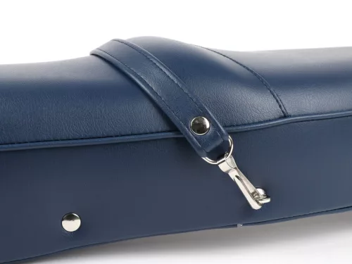 Ülés BGM PRO Pegasus pajzzsal és szegecsekkel Lambretta LI, LI S, SX, TV, DL, GP kék