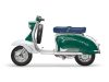 Ülés BGM PRO Pegasus pajzzsal és szegecsekkel Lambretta LI, LI S, SX, TV, DL, GP kék