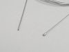 Kábel univerzális belső Ř=1,2mm x 2000mm, mellbimbó Ř=3,0mm x 3mm használt gázkábel elforgatva