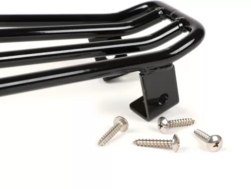 Átlépő csomagtartó Moto Nostra Vespa GTS 125-300, GTV, GTL, GT fekete fényes