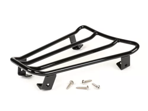 Átlépő csomagtartó Moto Nostra Vespa GTS 125-300, GTV, GTL, GT fekete fényes