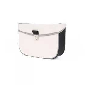   Nyeregtáska Moto Nostra Piaggio Bravo, Boxer, Si, Ciao Fekete Szürke felirat nélkül-