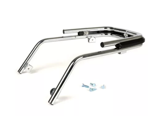 Első lökhárító Moto Nostra Vespa PX80, PX125, PX150, PX200, LML Star, Stella krómozott