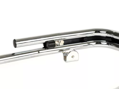 Első lökhárító Moto Nostra Vespa PX80, PX125, PX150, PX200, LML Star, Stella krómozott