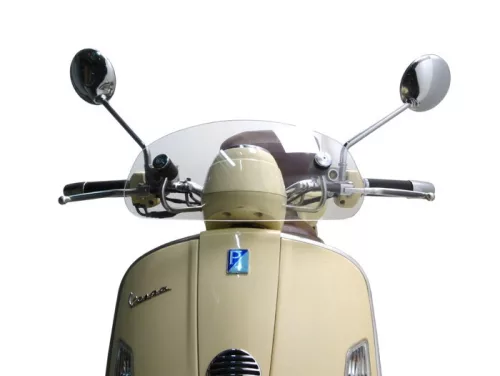 Szélvédő Moto Nostra w=435mm, h=195mm Vespa GTV, GT 60 átlátszó színtelen