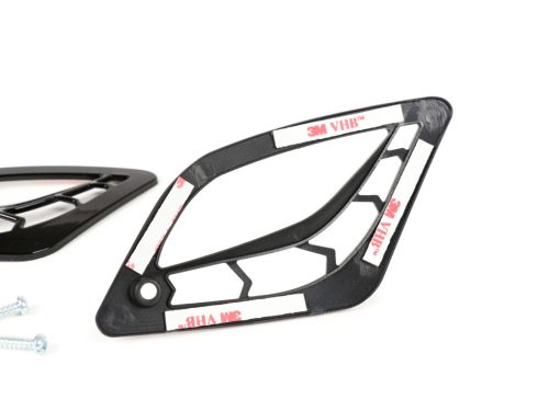 Jelzőrács Moto Nostra Vespa GT, GTL, GTV, GTS 125-300 hátul fekete fényes