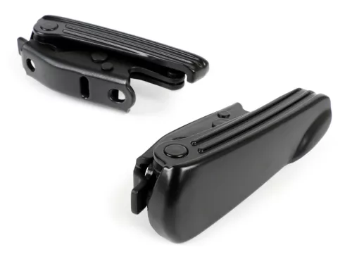 Moto Nostra lábtartó készlet fekete matt/fekete matt a Vespa GT, GTL, GTS 125-300, GTV modellekhez