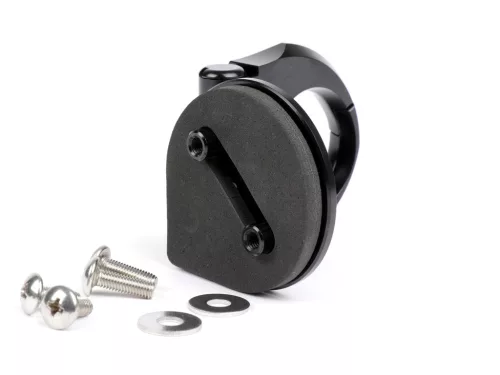 Moto Nostra CNC csomagtartóhorog, fényes fekete Vespa GT, GTS, GTV, GTL, GTL, S 50-300ccm