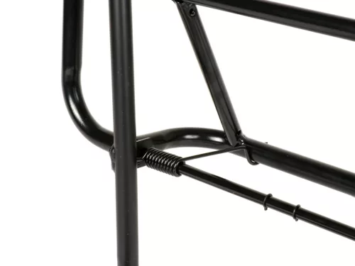 Csomagtartó háttámlával Moto Nostra V2 Vespa PX80, PX125, PX150, PX200 fekete színben