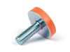 Ř=27mm x 6mm gumipuffer, M8-as menetes rúddal a főállványhoz BGM PRO Soft Stop System