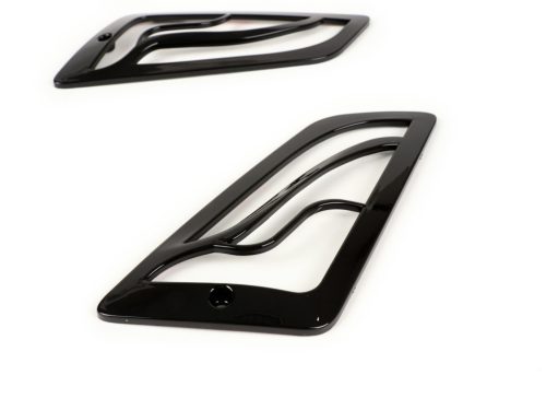 Jelzőrács Moto Nostra Vespa GT, GTL, GTV, GTS 125-300 első fekete fényes