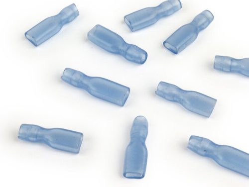 Szigetelőcső kábelsaru lapos aljzathoz 4,8mm Ř=0,5-1,0mm˛ DIN 46343 10db.