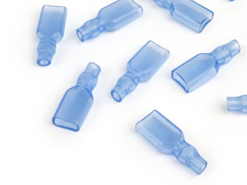 Szigetelőcső kábelsaru lapos csatlakozóhoz 6,3mm Ř=0,5-1,0mm˛ DIN 46248 10db.