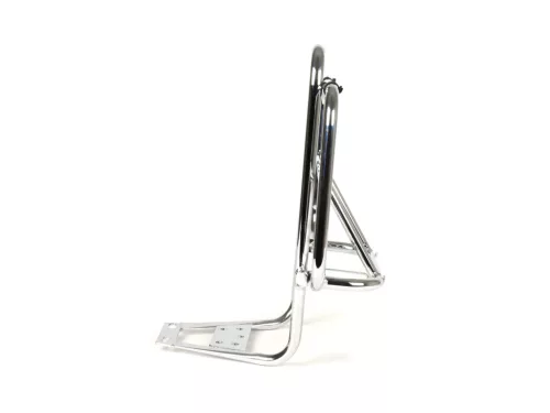 Csomagtartó háttámlával Moto Nostra V2 Vespa PX80, PX125, PX150, PX200 krómozott Moto Nostra V2 Vespa PX80, PX125, PX150, PX200