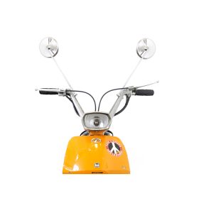   Rozsdamentes acél tükör BGM PRO Lambretta Lui 50CL, Lui 75 S&SL , Luna, Vega ,Cometa kerek