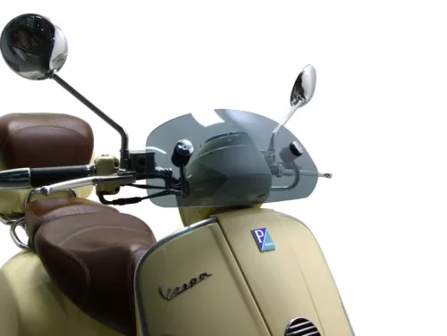 Szélvédő Moto Nostra w=435mm, h=195mm Vespa GTV, GT 60 átlátszó szürke