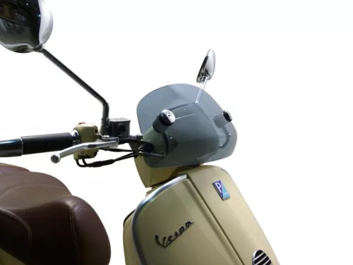 Szélvédő Moto Nostra w=435mm, h=195mm Vespa GTV, GT 60 átlátszó szürke