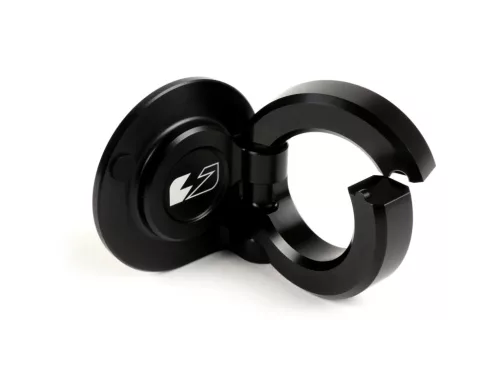 Csomagtartó kampó BGM PRO alumínium CNC Vespa GT, GTS, GTV, GTL, S 50-300cc fekete