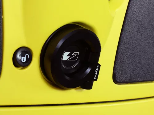 Csomagtartó kampó BGM PRO alumínium CNC Vespa GT, GTS, GTV, GTL, S 50-300cc fekete