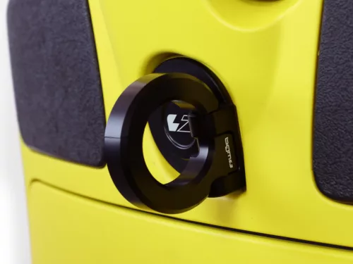 Csomagtartó kampó BGM PRO alumínium CNC Vespa GT, GTS, GTV, GTL, S 50-300cc fekete