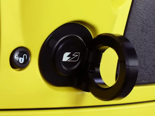 Csomagtartó kampó BGM PRO alumínium CNC Vespa GT, GTS, GTV, GTL, S 50-300cc fekete