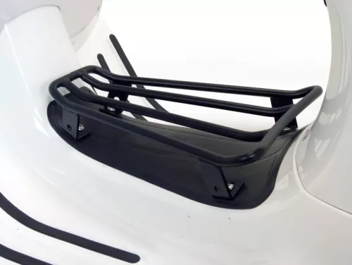 Átlépő csomagtartó Moto Nostra Vespa GTS 125-300, GTV, GTL, GT fekete matt