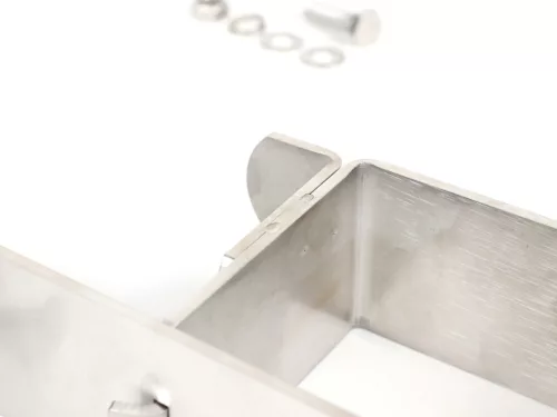 Pótkeréktartó átmenő BGM PRO Lambretta Lui, Luna, Vega, Cometa rozsdamentes acélból