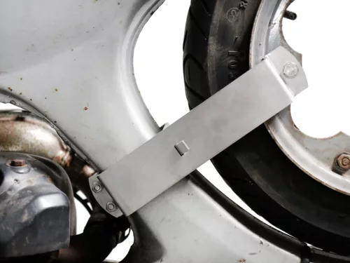 Pótkeréktartó átmenő BGM PRO Lambretta Lui, Luna, Vega, Cometa rozsdamentes acélból