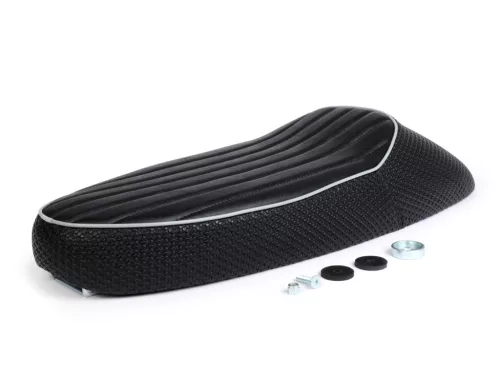 Seat BGM PRO Sport Vespa Smallframe V50, PV, ET3 zár nélküli szürke csövezés Seat BGM PRO Sport Vespa Smallframe V50, PV, ET3 szürke csövezés