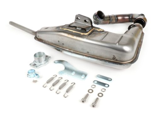 Kipufogó BGM PRO Clubman V4.0 QUATTRINI M210 Lambretta 1-3 sorozathoz festetlen