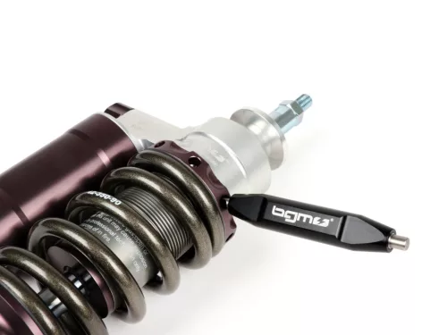 Lengéscsillapító elöl BGM PRO SC/F16 COMPETITION, 200mm Vespa V50, PV125, ET3 szürke