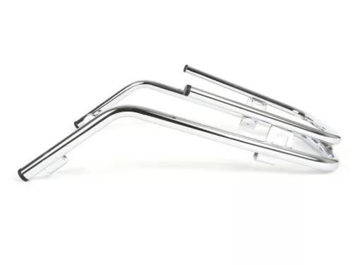 Első lökhárító Moto Nostra dupla cső Vespa PX80, PX125, PX150, PX200 krómozott