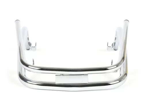 Első lökhárító Moto Nostra dupla cső Vespa PX80, PX125, PX150, PX200 krómozott