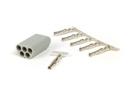 Dugó BGM PRO kábelköteghez, 5 dugóérintkező Vespa, Piaggio, Gilera Dugó