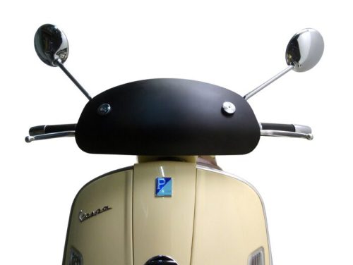 Szélvédő Moto Nostra w=435mm, h=195mm Vespa GTV, GT 60 fekete matt
